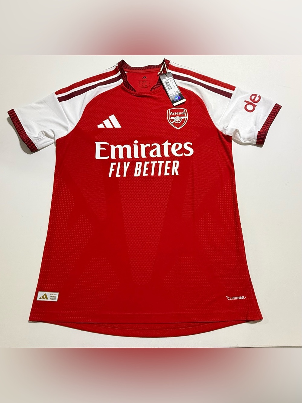Arsenal adidas 2026/27 Home Authentic Jersey - Red size M.